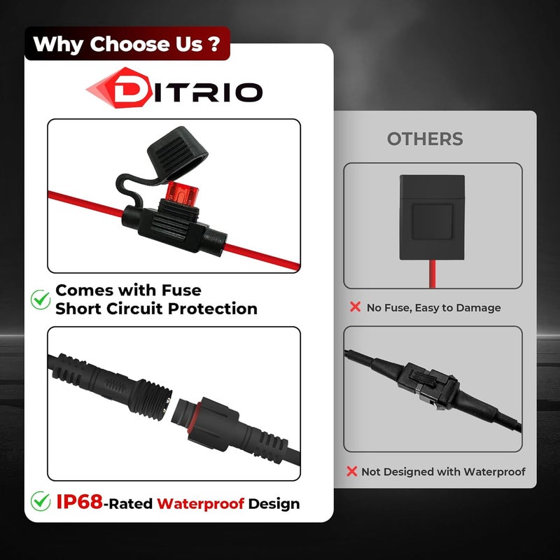 DITRIO 1 Pack 2FT Whip Lights with 2 Flags, Led Whip Light with App & Remote Control,Spiral Music RGB Chasing Lighted Whips,Side by Side Whip Lights for UTV ATV Polaris RZR Can-Am SXS Truck - Image 5